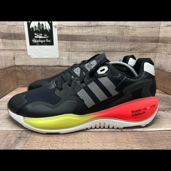 adidas Shoes Adidas Originals Zx Alkyne Core Blackorangeneon